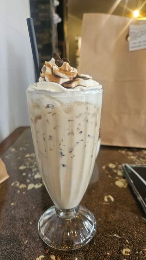 Frapuccino #Veganuary at Katako Veg in Santiago