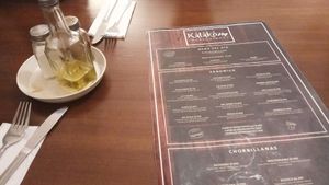 carta at Katako Veg in Santiago