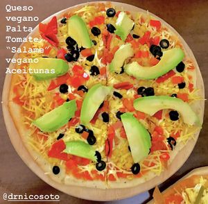 Pizza  at Katako Veg in Santiago