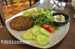 Hamburger  at Katako Veg in Santiago