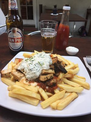 Chorrillas Rustico at Katako Veg in Santiago