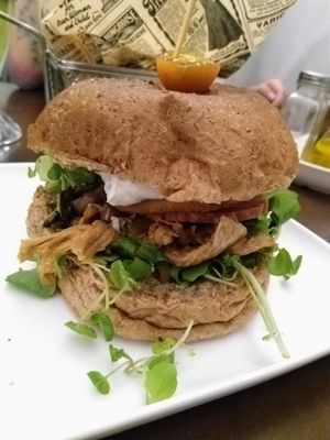 Sandwich In Door at Katako Veg in Santiago