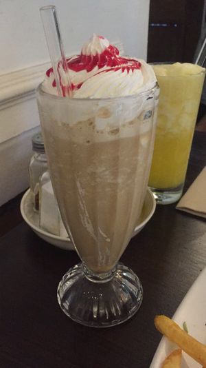 Café helado at Katako Veg in Santiago