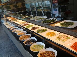 Dinner buffet at Shu Shi Tang in Kaohsiung