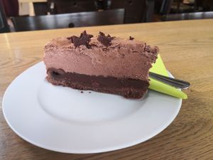 Vegane Schokotorte at Safran - BioBistro in Radolfzell