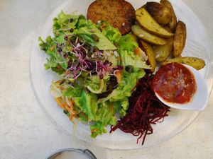 Salat Fallafel at Safran - BioBistro in Radolfzell