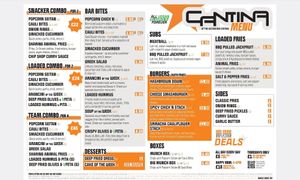 Menu download from December 2023 at Cantina Leeds in Leeds