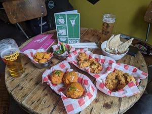 Loaded combo: deep fried everything! at Cantina Leeds in Leeds