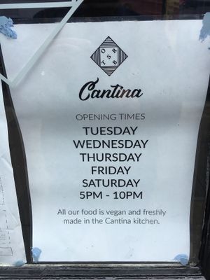 dinner served  at Cantina Leeds in Leeds