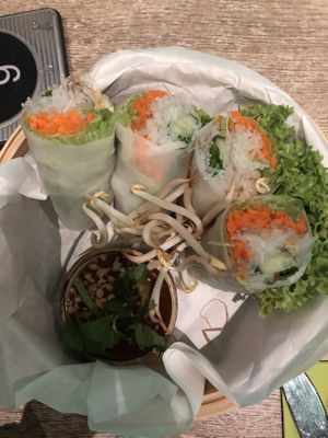 Summer rolls at Kittichai - Krebsgasse in Cologne