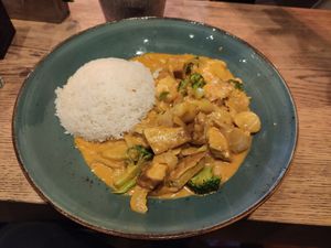 Coconut curry rice at Kittichai - Krebsgasse in Cologne