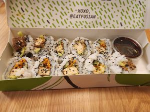 Roasted tofu roll at Fusian in Toledo