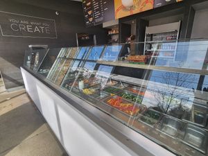 Inside of restaurant at Fusian in Toledo