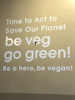 Go vegan wall paint   at Vegan Tree in Matawan