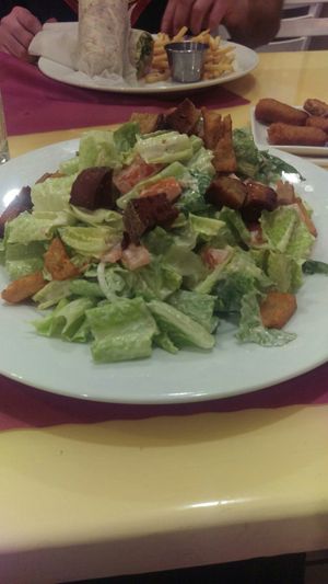 Caesar salad at Vegan Tree in Matawan