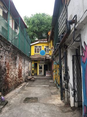 entrance at Cafe Secret Alley in Kandy