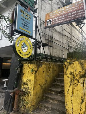   at Cafe Secret Alley in Kandy
