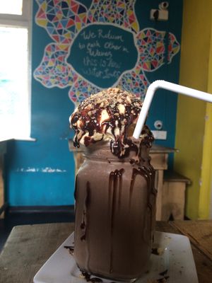 Choc biscuit shake :) at Cafe Secret Alley in Kandy