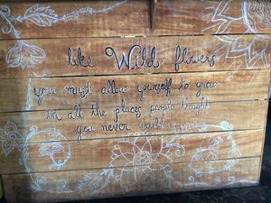 Good vibes :) at Cafe Secret Alley in Kandy