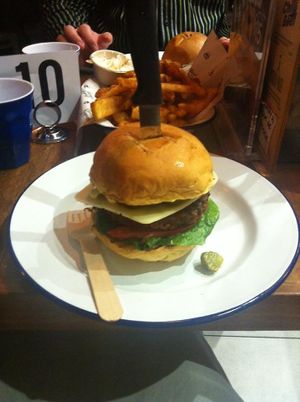 Classic Cheeseburger from Soul Burger Parramatta, ordered 10/10/2017. at Soul Burger in Parramatta