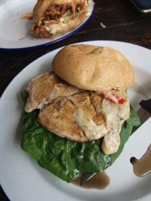 Msroom burger at Soul Burger in Parramatta