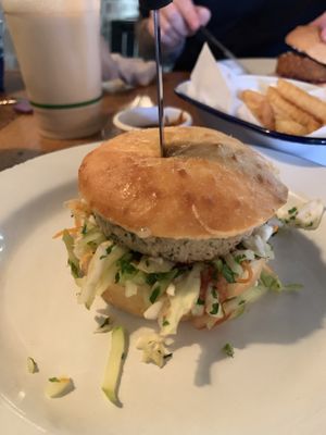 Gf fresh chicken burger at Soul Burger in Parramatta