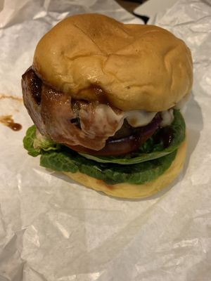 BBQ bacon burger (my favourite) at Soul Burger in Parramatta