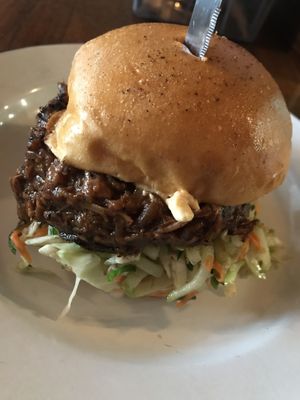 Pulled pork burger  at Soul Burger in Parramatta