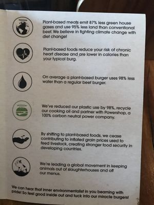 Menu at Soul Burger in Parramatta