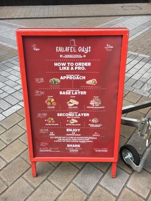 menu  at Falafel Guys - Food Truck in Leeds