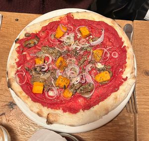 Pizza „Viola"  at La Sarine - Hotel arc en Ciel in Gstaad