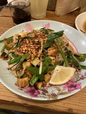 Vegan Pad-thai  at Tit-Chai  in Tokyo
