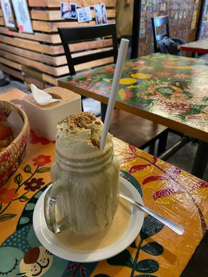 Nutty Coconut shake at Indah Cafe in Kuching