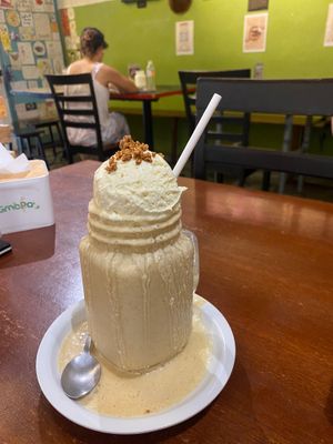 Nutty shake at Indah Cafe in Kuching