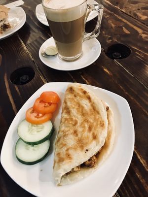 Tempe prata at Indah Cafe in Kuching