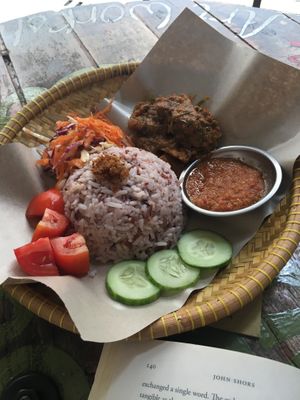 Redang Tempe at Indah Cafe in Kuching