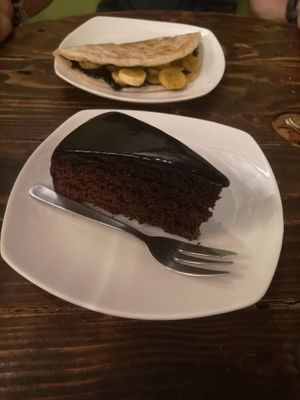 Really good vegan desserts! at Indah Cafe in Kuching