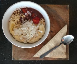 Açai bowl at Raw Energy in Brisbane