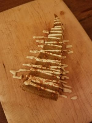 plant based cheesecake  at Surya Cafe in Fitchburg