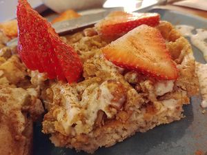 Tree Hugger waffle - like buttah at Surya Cafe in Fitchburg