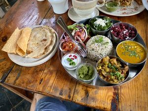 Vegan thali. You will NOT regret ordering this! 💯  at Zest in Agonda