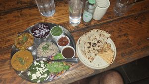 Vegan Thali at Zest in Agonda