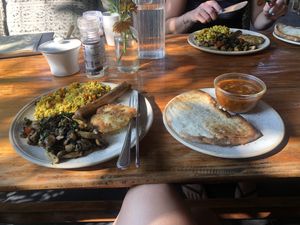 Vegan big brunch  at Zest in Agonda