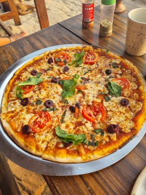 Pizza at Zest in Agonda
