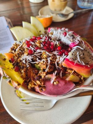 Smoothie bowl at Zest in Agonda