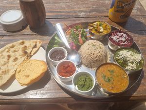 Thali at Zest in Agonda