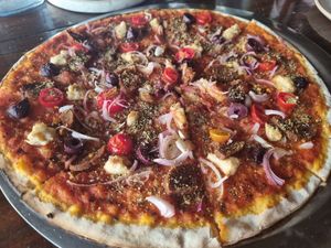 Pizza at Zest in Agonda