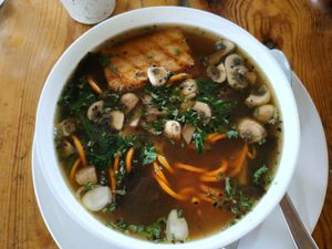 Miso ramen at Zest in Agonda