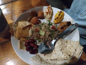 Mezze plate at Zest in Agonda