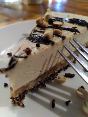 Snicker cheesecake at Zest in Agonda
